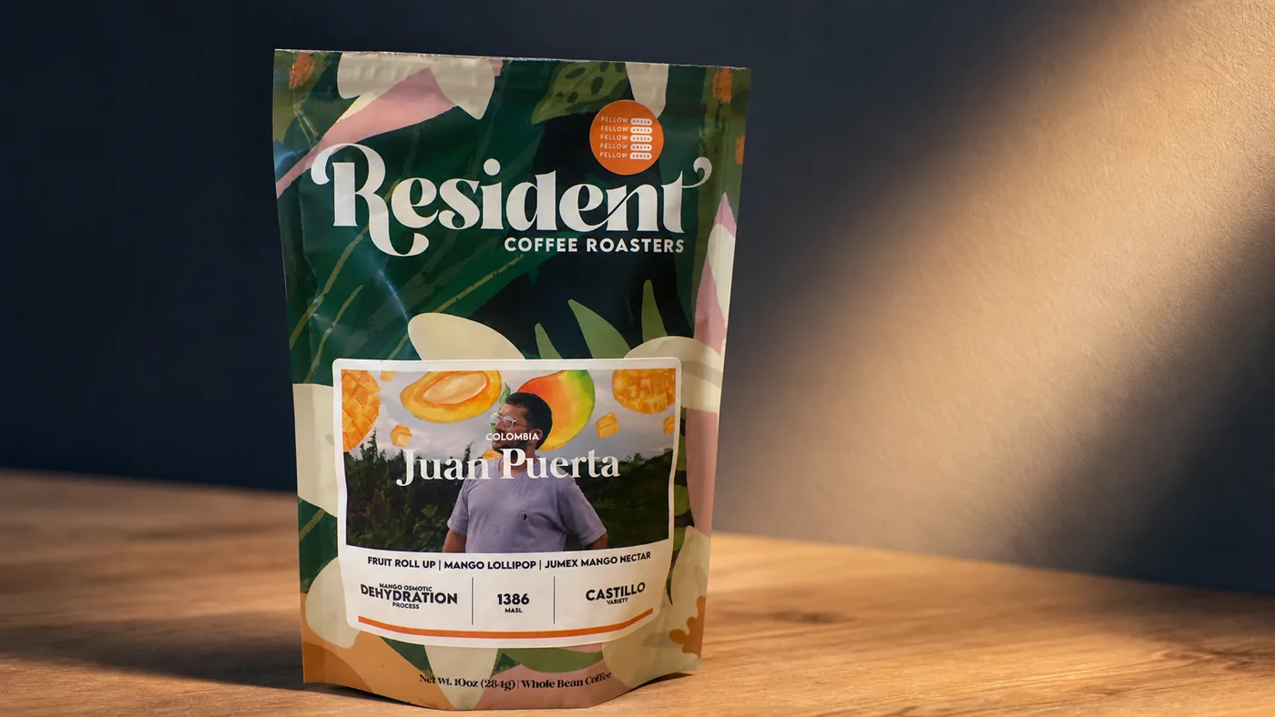 Resident Coffee Roasters, Colombia. Juan Puerta bag